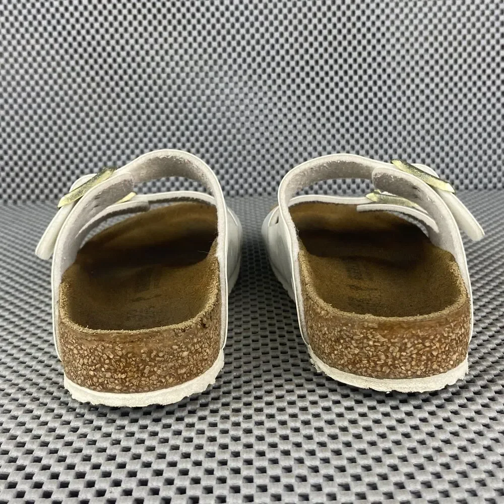 Birkenstock Arizona Sandals Kids Youth 32 White Slide On Made in Germany